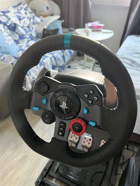 logitech  steering wheel  stand video gaming gaming