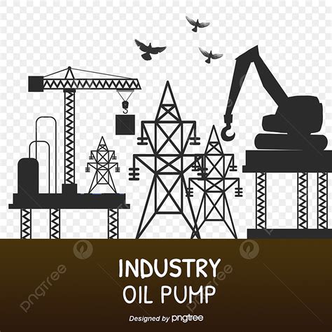 Vector Exploitation Of Oil Oil Mine Chemical Industry Png