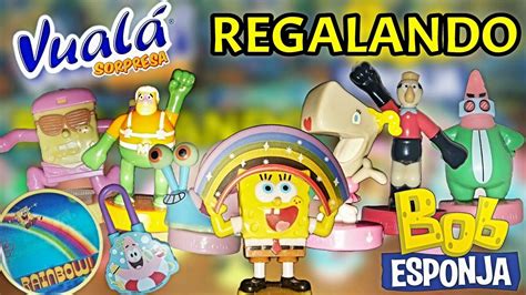 Regalando Figuras Tazos Llaveros De Vualá BOB ESPONJA Solo Deja