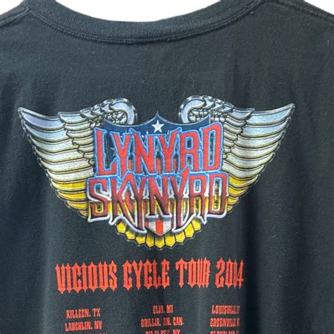 2004 Lynyrd Skynyrd Vicious Cycle Tour Concert Tee Etsy