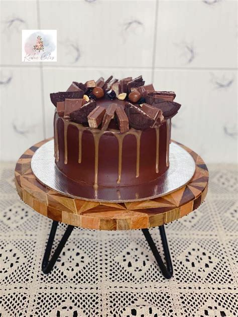 Overload Birthday Chocolate Drip Cake Ideas Chocolate Overload Kitkat