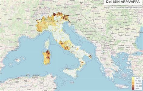 RADIOATTIVITA AMBIENTALE IN ITALIA LE MAPPE DELL ISIN IL GAS RADON