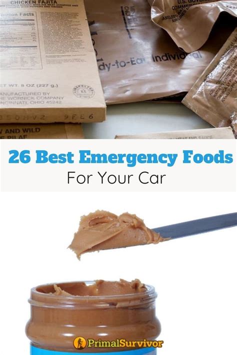 26 Best Emergency Foods for Your Car | Best emergency food, Emergency food, Food