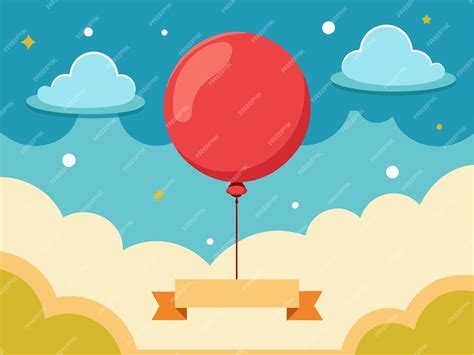 Happy Birthday Blank Invitation Frame Or Frame Balloon And Confetti For