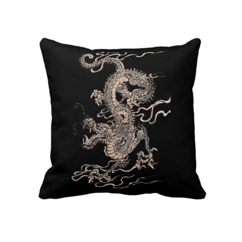 Chinese Dragon Throw Pillow Throw Pillows Pillows