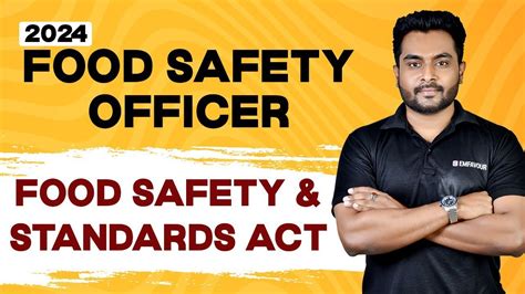 Food Safety And Standards Act Fssai 📢 Food Safety Officer 2024