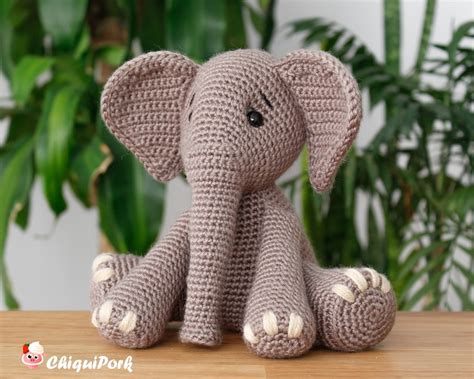 Crochet Elephant PATTERN Amigurumi Elephant Pattern Pdf - Etsy