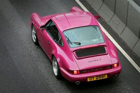 Love This Pink Porsche Carrera Porsche Pink Car Porsche 911 964