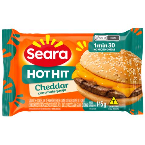 Hot Hit Seara Cheddar Mais Queijo G Supermercado Ndio Gua Ba