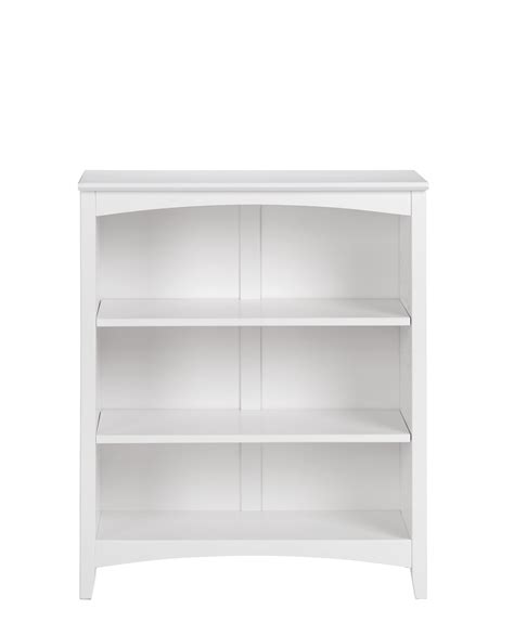 Shaker Style Bookcase - 36"H - White Finish - Walmart.com