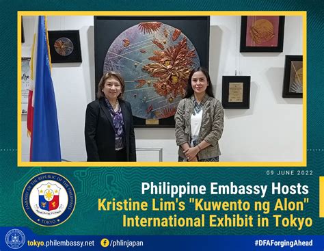 Philippine Embassy Hosts Kristine Lims “kwento Ng Alon” International Exhibit In Tokyo