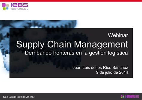 Supply Chain Management El Futuro De La Logística Ppt