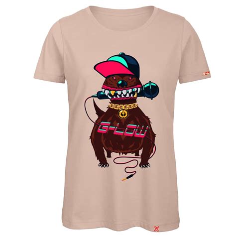 PERRO DJ NUDE MUJER G LOW CAMISETAS