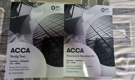 ACCA F6 TAXATION MALAYSIA TEXTBOOK AND PRACTICE KIT Hobbies Toys