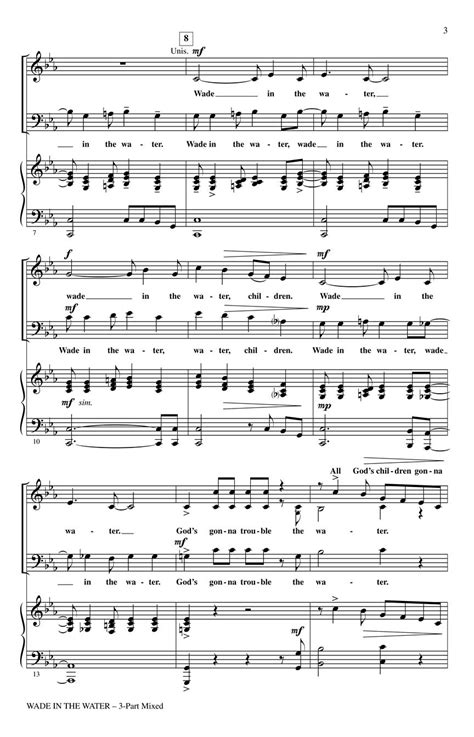 Wade In The Water Sheet Music by Hogan/Day (SKU: 08749732) - Stanton's ...