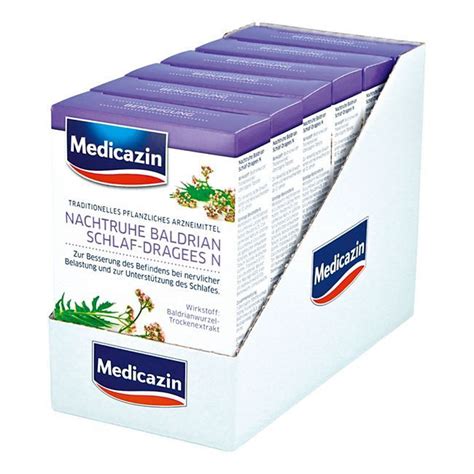 Medicazin Nachtruhe Baldrian Einschlaf Dragees N St Ck Er Pack