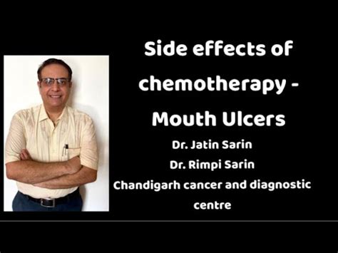 Side Effects Of Chemotherapy Mouth Ulcers Or Mouth Sores Dr Jatin