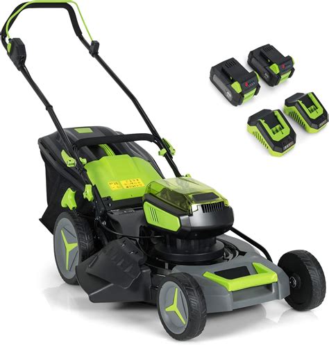 Greenworks 40v 21 Brushless Cordless Push Lawn Mower 75 Compatible Tools 5