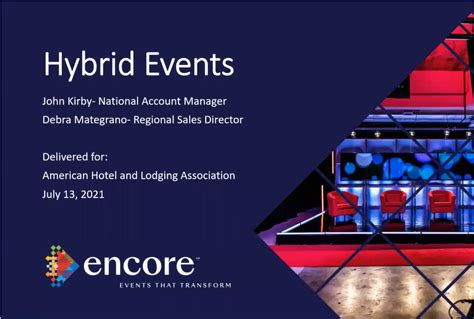 Creating Successful Hybrid Events Presented By Ahla Platinum Partner