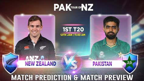 🏏 New Zealand Vs Pakistan 1st T20i Match Prediction Pakistan Tour Of