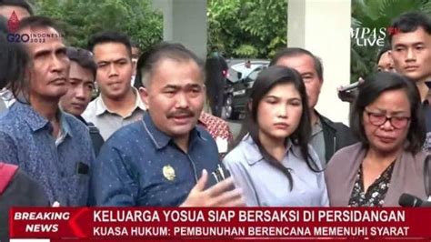 PEMBUNUHAN Brigadir J Keluarga Siap Jumpa Ferdy Sambo Cs Ini Ungkapan