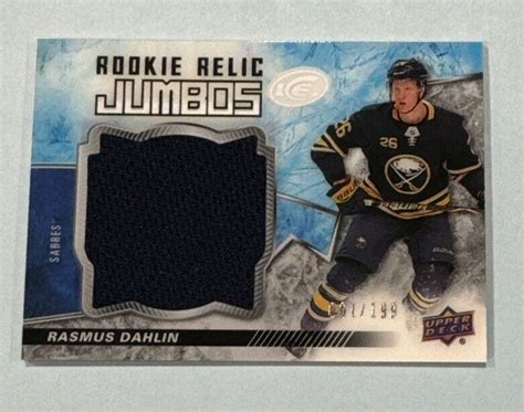 Upper Deck Ice Rasmus Dahlin Rrj Rd Ed Rookie Relic