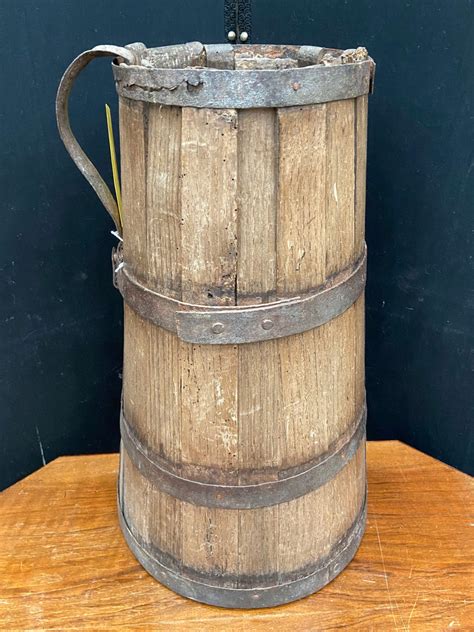 Narrow Wooden Barrel Ashwood Props