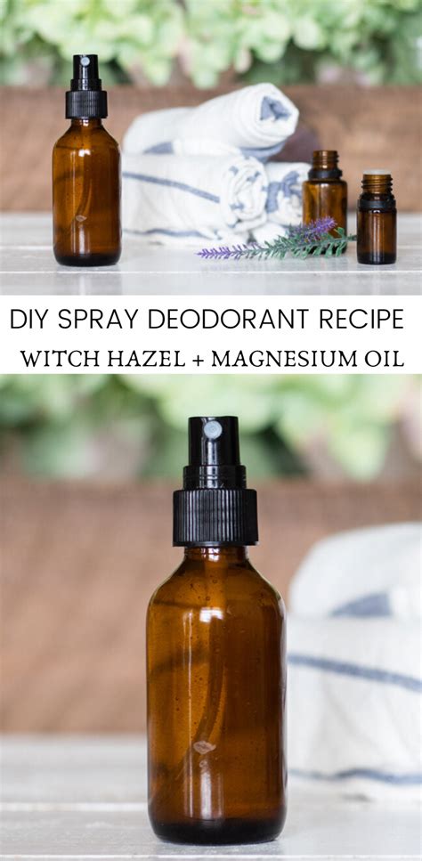 Learn How To Make This Simple Diy Deodorant Spray Homemade Deodorant