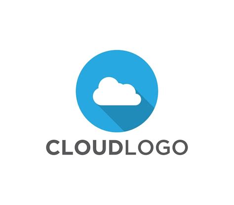 Premium Vector Cloud Logo Design Template