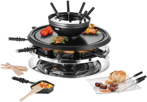 Raclette Und Fondue Set Multi In Raclettepf Nnchen