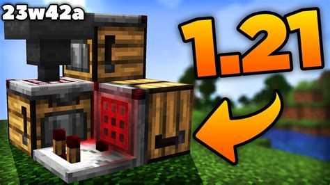 Automatický Crafting CRAFTER Minecraft 1 21 Snapshot 23w42a CZ