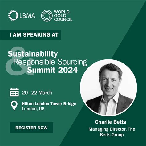 Charles Betts On Linkedin Lbma Wgc Sustainability