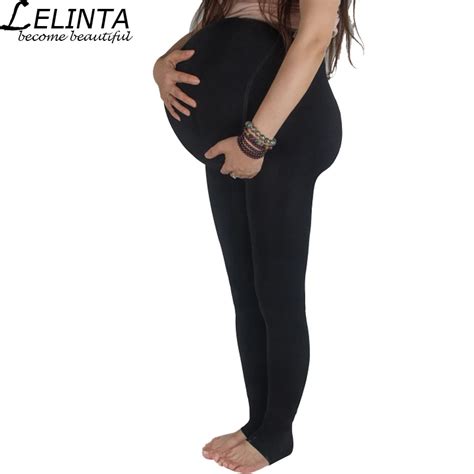 Lelinta Adjustable High Elasticity Maternity Leggings Cotton Women