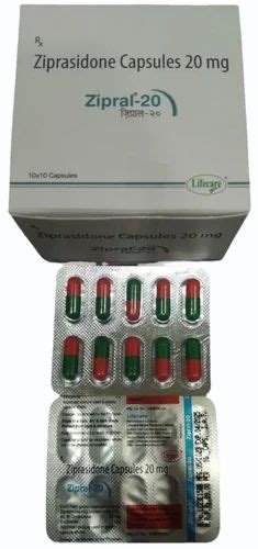 Ziprasidone Capsules 2pmg At Rs 801stripe Zipsydon Capsule In