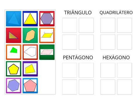 Classificação De Polígonos Ordenar Por Grupo