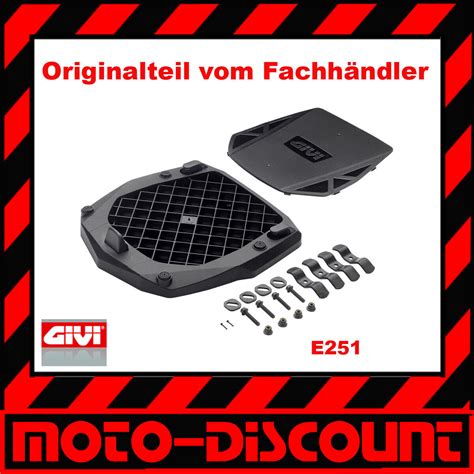 Universal Trägerplatte Givi Kappa E251 Adapterplatte Monokey Topcases