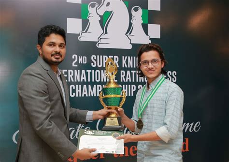 indrajeet mahindrakar wins  double   super knights rating open