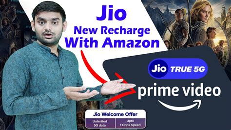 Jio New Recharge Plan With Prime Video Subscription Jio Prime Video