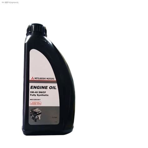 COD Mitsubishi Genuine Motor Oil Fully Synthetic 5W 40 SN CF 1L For Gas