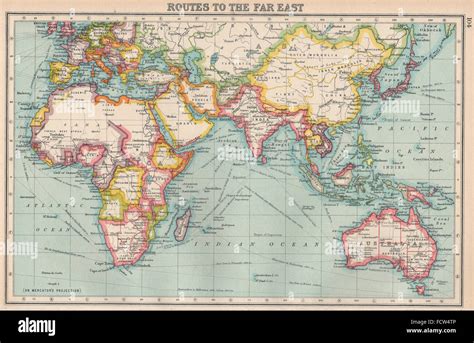 Large Map Of Far East