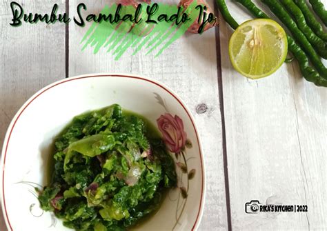 Resep Bumbu Sambal Lado Ijo Oleh Rika S Kitchen Cookpad