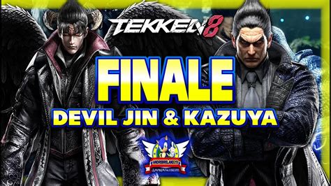 Tekken 8 Ps5 1080p60fps Devil Jin And Kazuya Gold Arcade Mode Finale