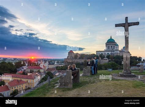 Esztergom Gran Castle Hill With Basilica View From Calvary River