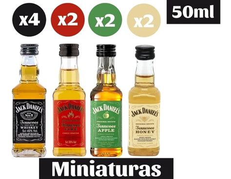 JACK DANIELS Pack Miniaturas Jack Daniels Sabores 50 Ml Falabella