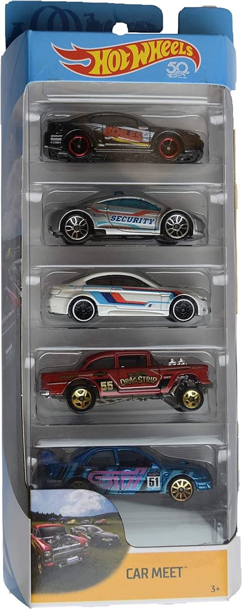 Amazon Hot Wheels Scale Pack Car Meet Th Anniversary Toys Games