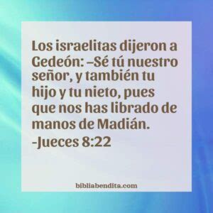 Explicaci N Jueces Los Israelitas Dijeron A Gede N S T