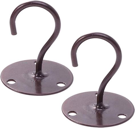 Yardwe 2pcs Heavy Duty Wall Mount Ceiling Hook For Hanging Plants Screw