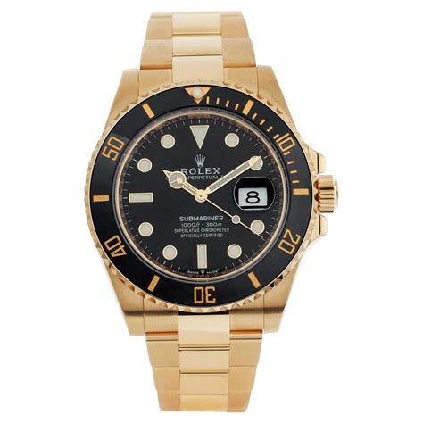 Rolex Submariner Date Yellow Gold Watch Lb At Stdibs Rolex All