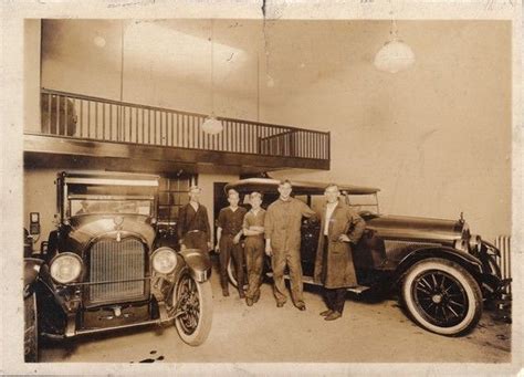 Auto Garage Motor Car Mechanics Automobile 1920s Vintage Etsy Car