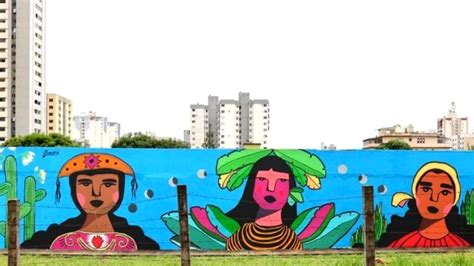 Goi Nia Ganha Novo Ponto De Arte Urbana Feito Por Artistas Goianos